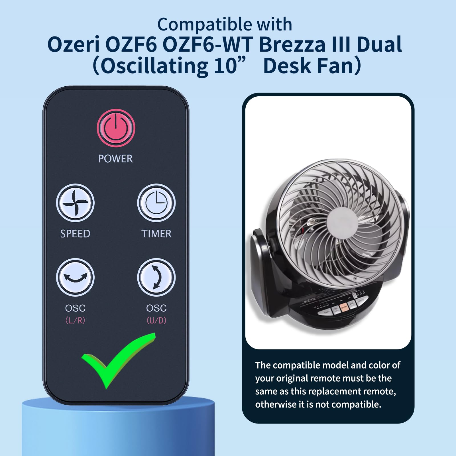 Amazon.com: New Replacement Remote Control Compatible with Ozeri